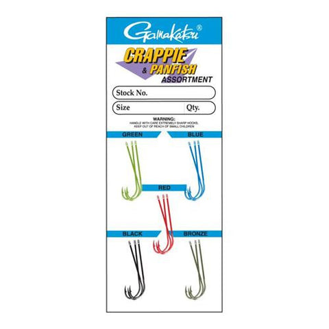 Crappie Hook - Size 6, Assorted Colors, Per 15