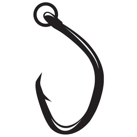 Super Nautilus Circle Hook with Ring - Size 7-0, NS Black, Per 5