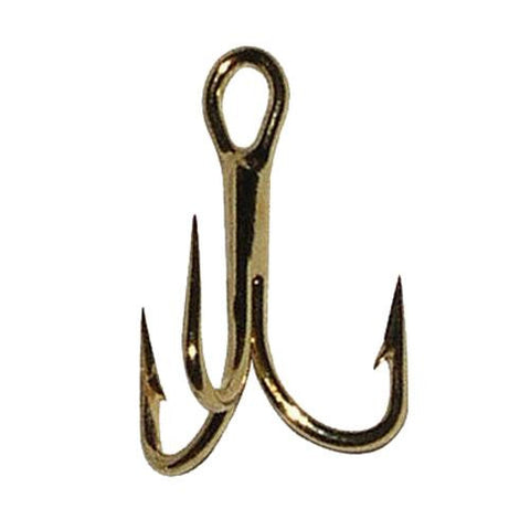 Trout Treble Hook - Size 16, Gold, Per 4