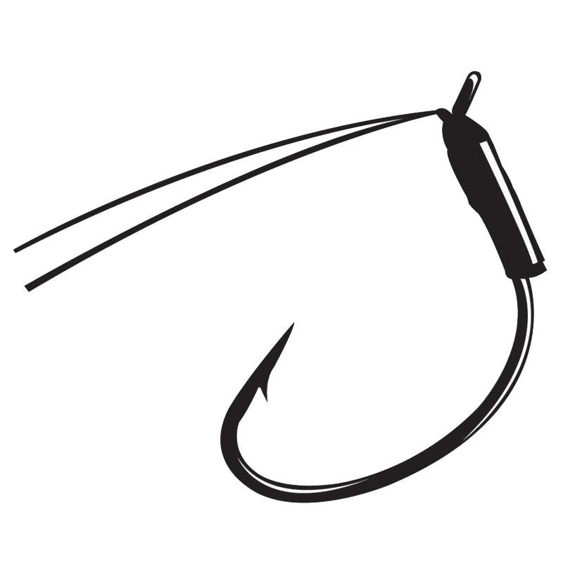 Wicked Wacky Hook - Size 1-0, NS Black, Per 3