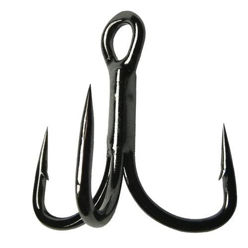 Treble Hook, Extra Wide Gap, Short Shank - Size 1-0, NS Black, Per 6