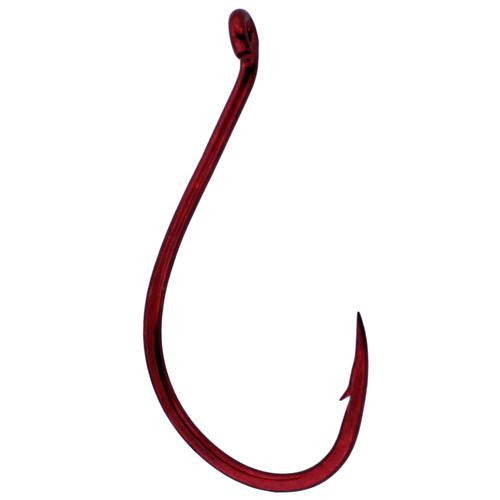 Octopus Light Hooks - Size 8, Red, Per 10