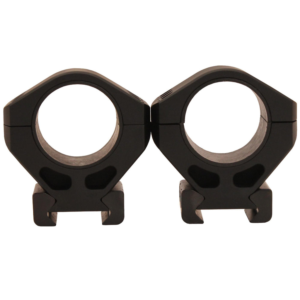 XTR Sig Rings, Pair, Matte Black - 30mm 1.25" Height