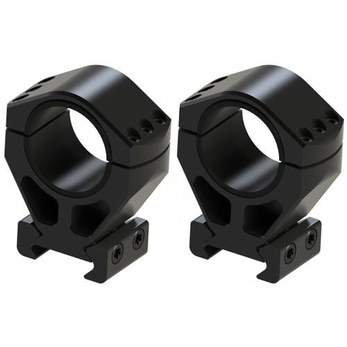 XTR Sig Rings, Pair, Matte Black - 30mm, 1.5" Height