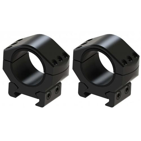 XTR Sig Rings, Pair, Matte Black - 1", 1" Height