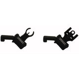 45 Degree Offset HK-Round Rear Sight Set - Black