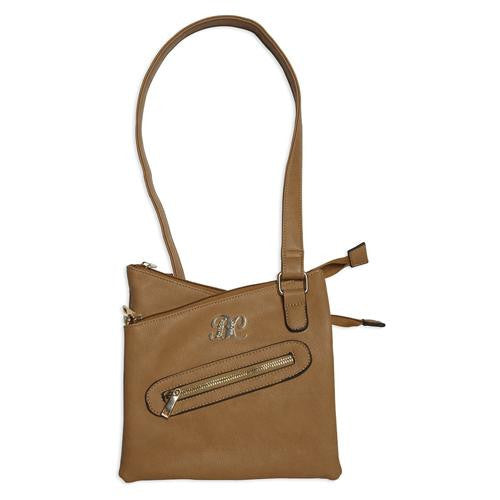 Cross Body Style Purse w-Holster - Tan