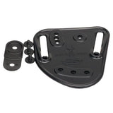 Open Top Paddle-Belt Slide Holster - Colt Commander STX, Plain Black