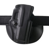 Open Top Paddle-Belt Slide Holster - Colt Commander STX, Plain Black