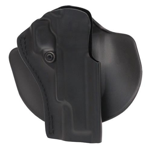 Open Top Paddle-Belt Slide Holster - Colt Government, Plain Black