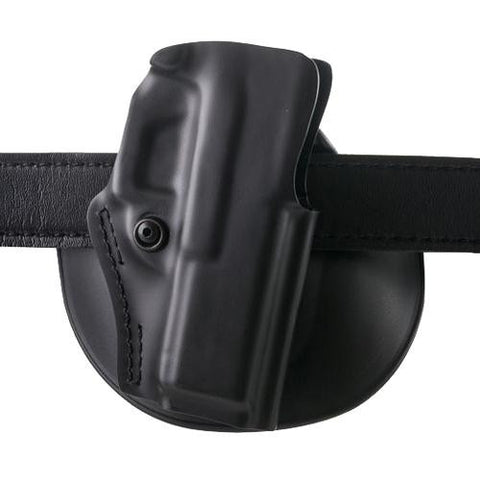 Open Top Paddle-Belt Slide Holster - Glock 26-27, Plain Black