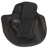 Open Top Paddle-Belt Slide Holster - Ruger LC9, Plain Black