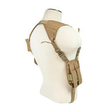 Ambidextrous Horizontal Shoulder Holster - Tan