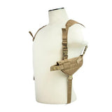 Ambidextrous Horizontal Shoulder Holster - Tan