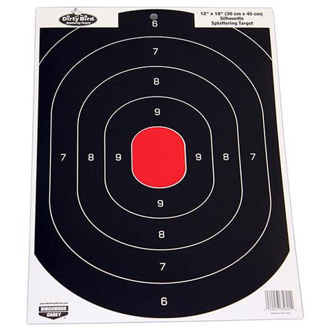 Dirty Bird 12" x 18" Silhouette Target-(Per 100)