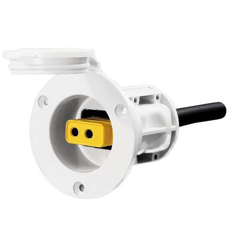 Flush Mount Power Port - White