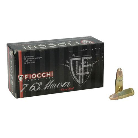 7.63 Mauser 88 Gr FMJ (Per 50)