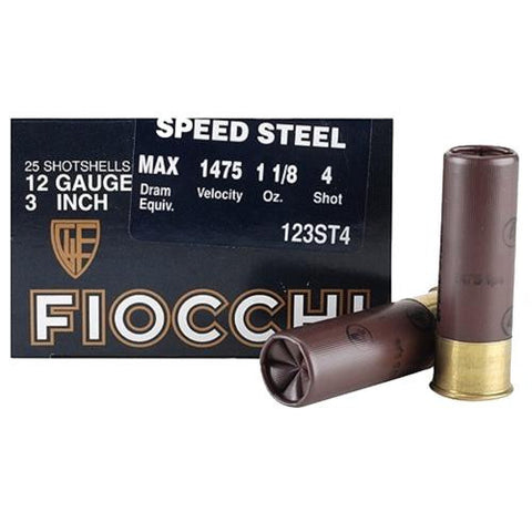 Speed Steel 12 Gauge 3" (Per 25) - Size 4, 1 1-8 oz