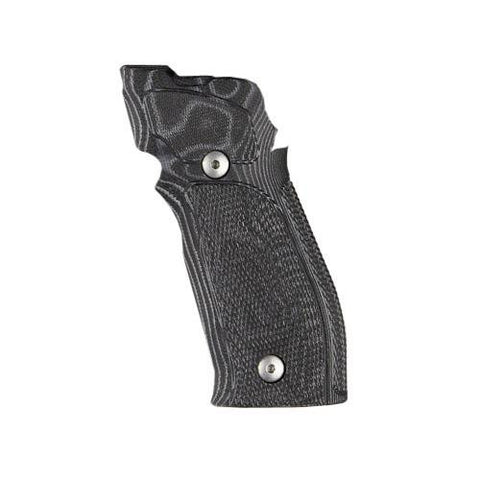 Sig P226 SAO X5-X6 Grips - Checkered G10 G-Mascus Black