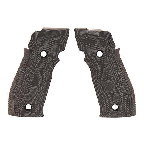 Sig P226 SAO X5-X6 Grips - Pirahna G10 G-Mascus Black