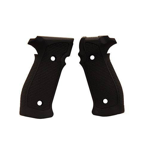 Sig P226 Grips - DA-SA Magrip Pirahna G10 Solid Black