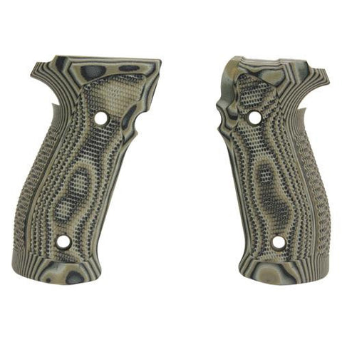 Sig P226 Grips - DA-SA Magrip Pirahna G10 G-Mascus Green