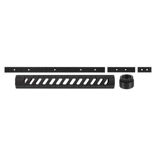 AR-15 Aluminum 6 Side 15" Free Float Forend - with Rail Pack, Black