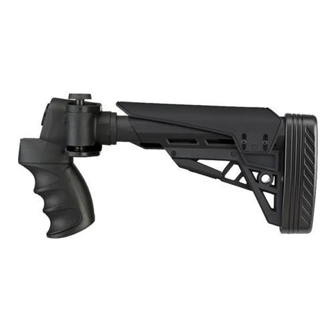 Mossberg-Remington-Winchester, 12 Gauge - TactLite Adjustable Side Folding Stock with Scorpion Recoil System, Black