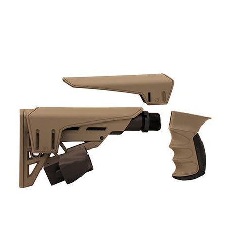 Saiga TactLite Elite Six Position Adjustable Stock - with Scorpion Recoil System, Flat Dark Earth