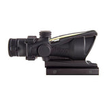 ACOG 4x32 - BAC, Dual Illuminated Amber Chevron 300 Blackout