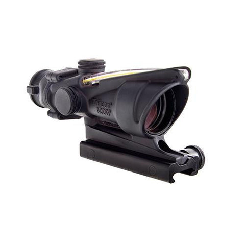 ACOG 4x32 - BAC, Dual Illuminated Amber Chevron 300 Blackout