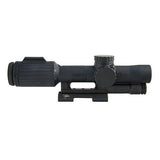 VCOG 1-6x24mm Riflescope - Red Horseshoe Dot-Crosshair, .308-175 Grain Ballistic Reticle, QR Mount, Black