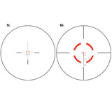 VCOG 1-6x24mm Riflescope - Horseshoe Dot-Chevron .223-55 GBR