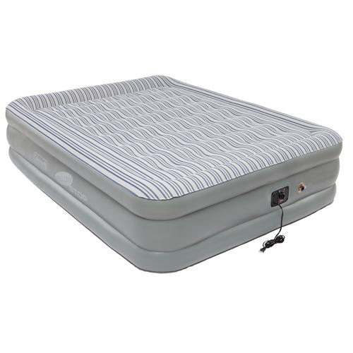 Airbed - Queen, Double High Elite Pillowstop w-Built-In-Pump