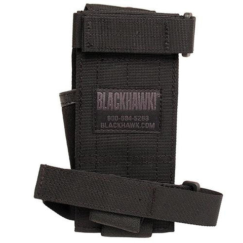 Buttstock Mag Pouch - w-Adjustable Lid, Black