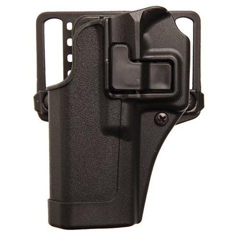 Serpa CQC, Belt & Paddle Holster, Plain Matte Black Finish - Smith & Wesson M&P Shield 9-40