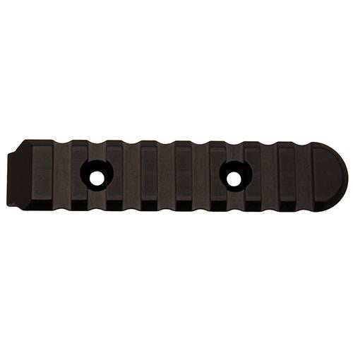 KeyMod Aluminum UMP Picatinny Rail, 2 Mount Holes Black - 8 Slot