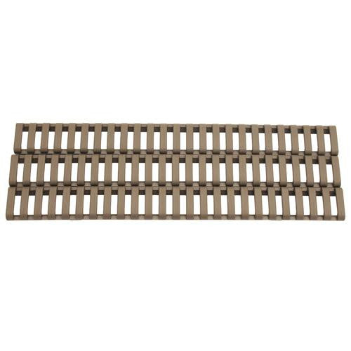 25 Slot Ladder Low Pro Rail Covers (3 Pack) - Dark Earth