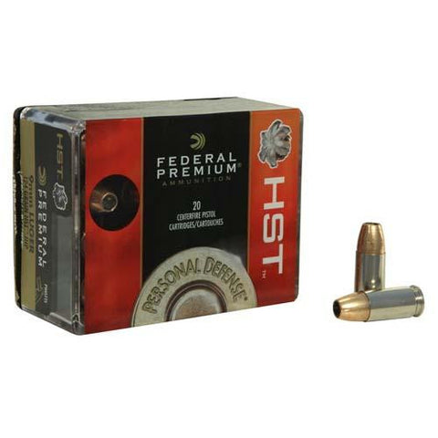 9mm Luger - Premium Personal Defense, 124 Grains, HST Jacketed Hollow Point, Per 20