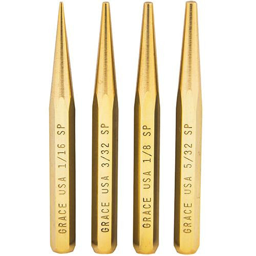 Brass Punch Set - Starter, 4 Pieces