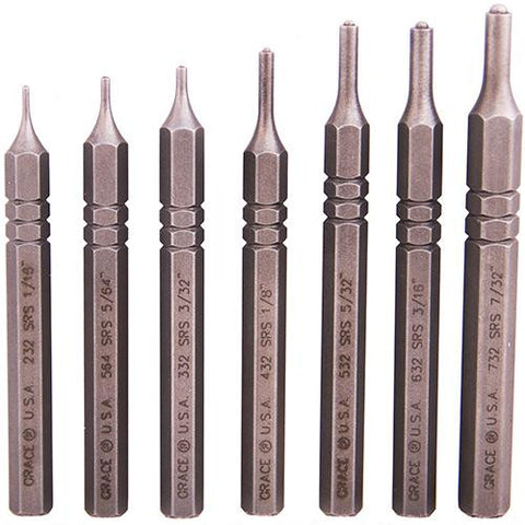 7 Piece Steel Short Roll Spring Punch Set