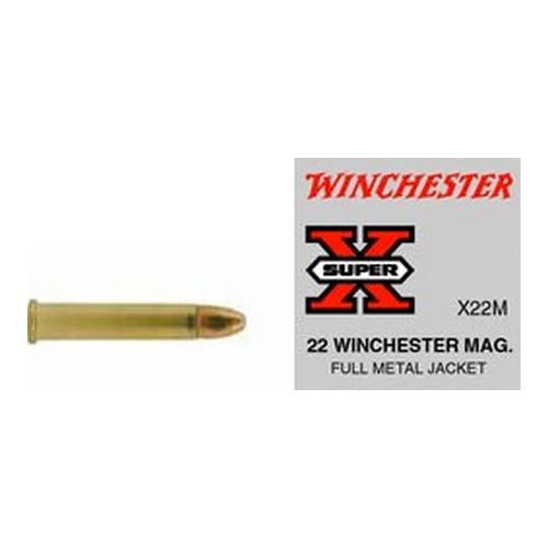 22 Winchester Magnum - Super-X, 40 Grains, Full Metal Jacket, Per 50