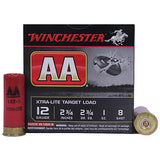 12 Gauge - AA Target Extra Light, 2 3-4", 1 oz, #8 Lead Shot, Per 25