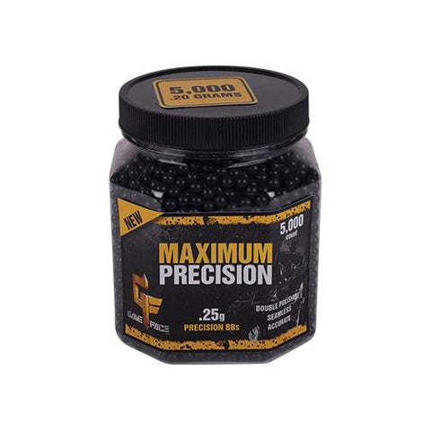 Maximum Precision 6mm BB Blk .25g (Per 5000)