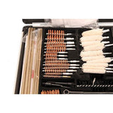 63 Piece Deluxe Universal Gun Cleaning Kit, Aluminum