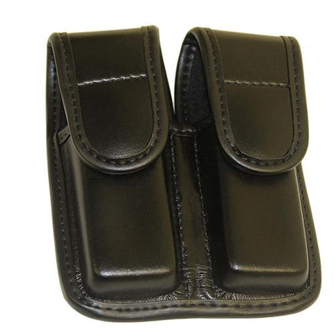 Double Mag Pouch Plain HR Black-Size 2 Hidden