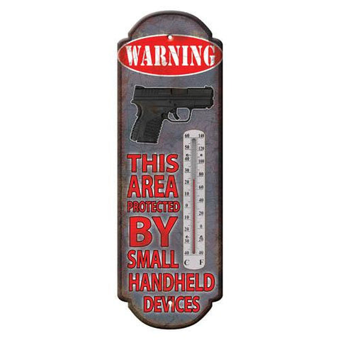 Tin Thermometer - Warning Hand Held Device