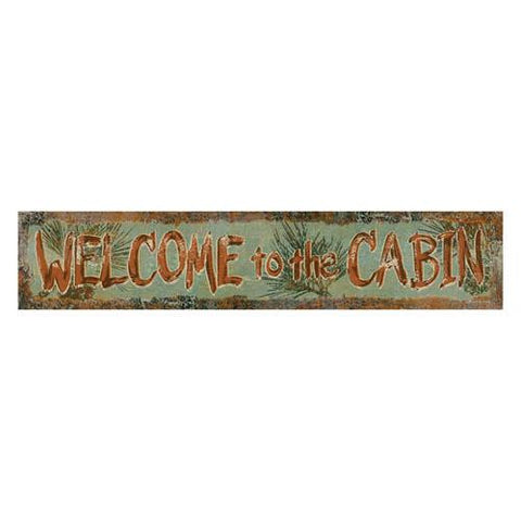 Heavy Metal Sign - Welcome To The Cabin