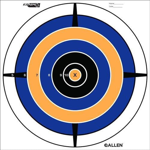 EZ Aim Targets - 12?x12? Bullseye Style, Per 12