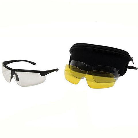 Ion Ballistic Shooting Glasses 3 Lens Set